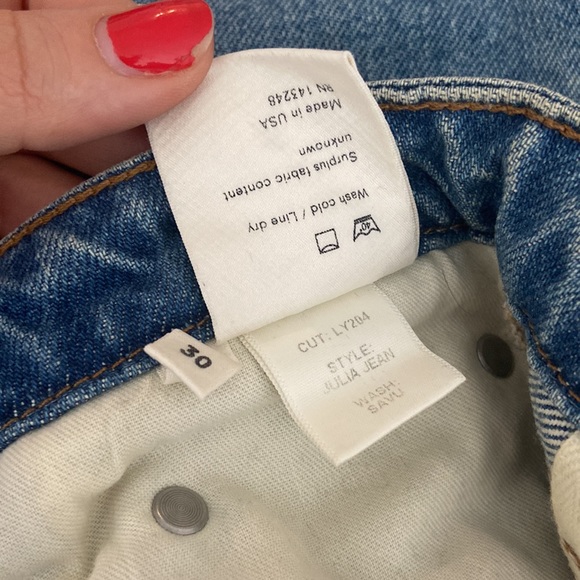 Reformation Julia Jeans size 30 - Picture 5 of 6